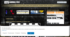 Desktop Screenshot of handballesch.lu